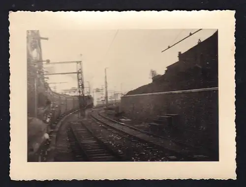 Foto 2. Weltkrieg Unser Transportzug während der Fahrt durch Rom
