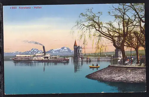 Dampfer "Greif" im Konstanzer Hafen