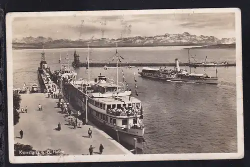 MS "Allgäu" und Dampfer "München" in Konstanz