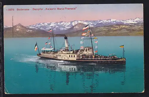 Dampfer "Kaiserin Maria-Theresia" 