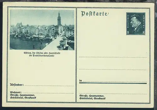 8 Pfg. Ebert Bild: Elbing