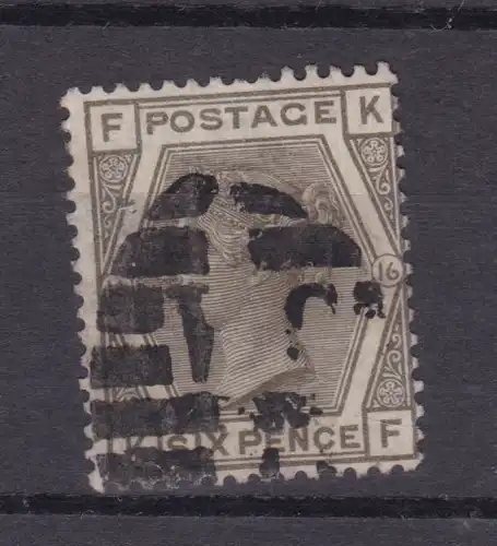 Königin Viktoria 6 P. Platte 16