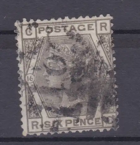 Königin Viktoria 6 P. Platte 16