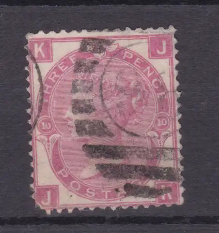 Königin Viktoria 3 P. Platte 10, Zahnfehler