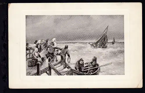 Feldpostexp. der 2. Marine-Div. b 3.1.16 auf Feldpost-AK