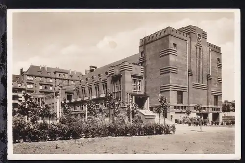 Saarbrücken Maschinenstempel Saarbrücken 1.3.35 Deutsch ist die Saar auf AK