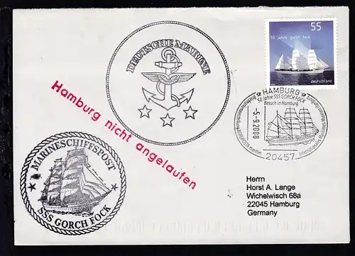 HAMBURG 20457 Briefmarkenausstellung NORDPOSTA maritim 