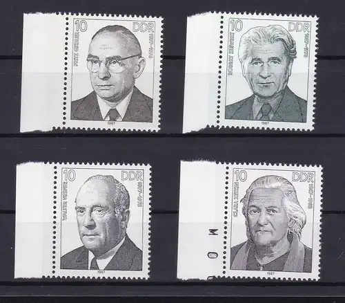 Persönlichkeiten der deutschen Arbeiterbewegung, Randstücke **