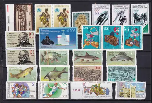 1 Steckkarte mit DDR-Marken **