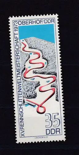 Rennrodel-Weltmeisterschaft Oberhof 1973, **