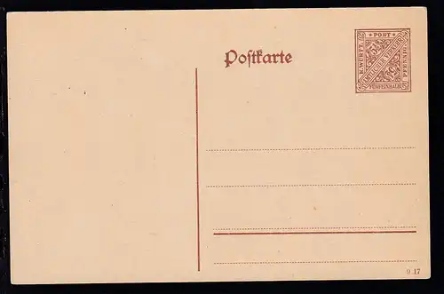 Dienstpostkarte 5½ Pfg. 