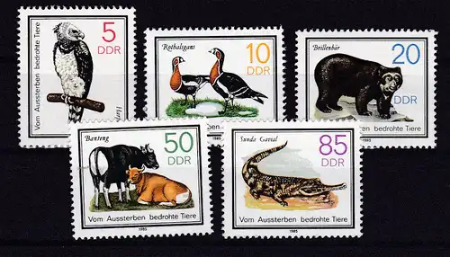 Vom Aussterben bedrohte Tiere (II), **