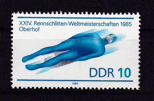 Rennrodel-Weltmeisterschaft Oberhof 1985, **