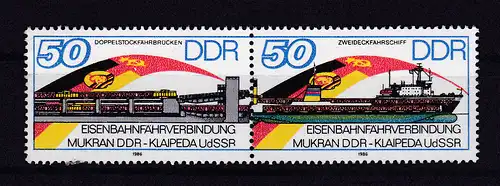 Eröffnung der Eisenbahnfährverbindung Mukran-Klaipeda, Zusammendruck **