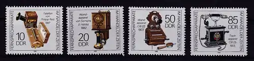 Fernsprechapparate im Wandel der Zeiten, **