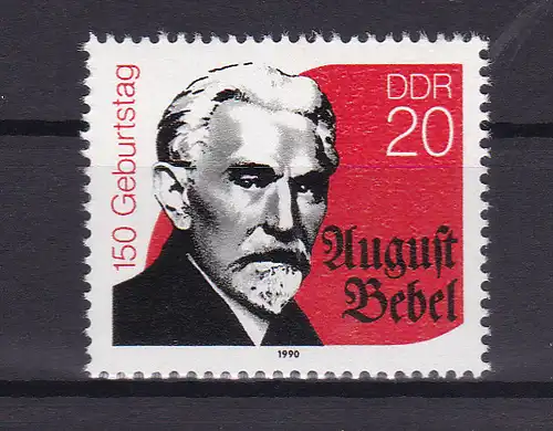 150. Geburtstag von August Bebel, **