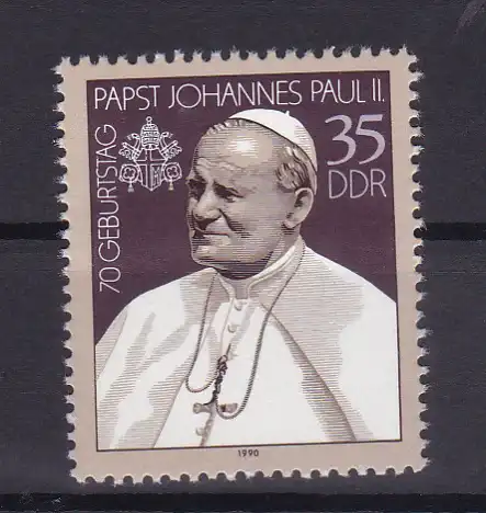 70. Geburtstag von Papst Johannes Paul II., **
