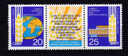 Welt-Getreide- und Brotkongress Dresden 1970, Zusammendruck **