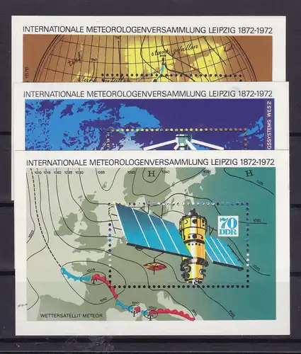 100 Jahre Meteorologen-Versammlungen, 3 Blocks **