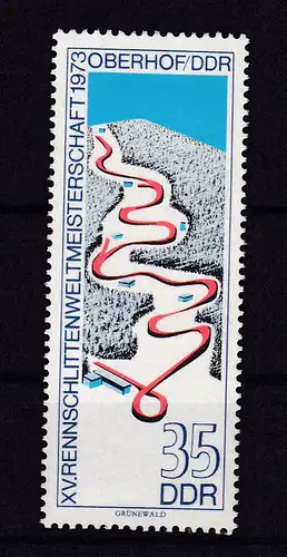 Rennrodel-Weltmeisterschaft Oberhof 1973, **