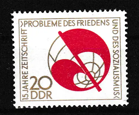 15 Jahre Zeitschrift "Probleme des Frieden und des Sozialismus", **