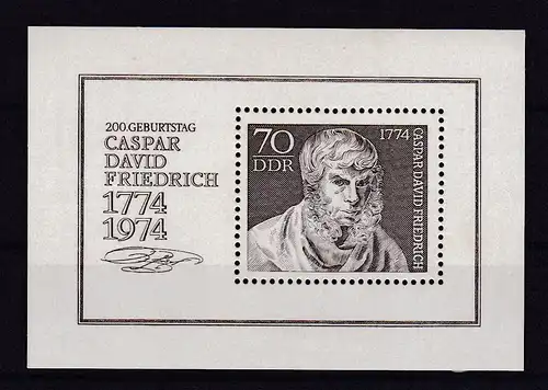 200. Geburtstag von Caspar David Friedrich, Block **