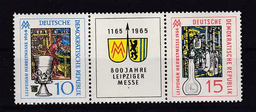 Leipziger Herbstmesse 1964, Zusammendruck **