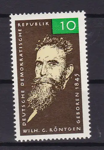 120. Geburtstag von Wilhelm Röntgen, **