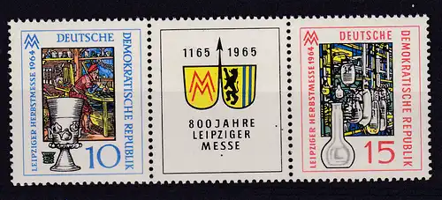 Leipziger Herbstmesse 1964, Zusammendruck **