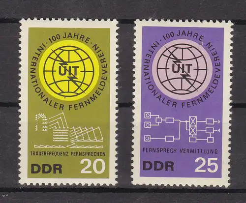 100 Jahre Internationale Fernmeldeunion, **