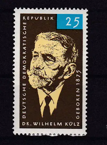 90. Geburtstag von Wilhelm Külz, **