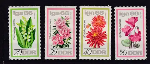 Internationale Gartenbauausstellung Erfurt 1966, **