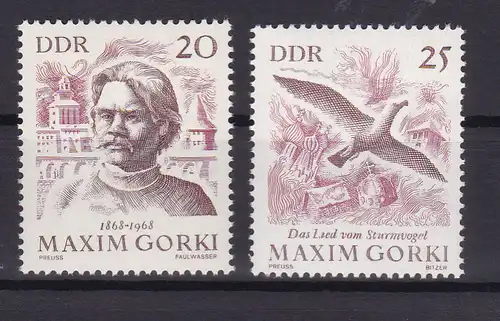 100. Geburtstag von Maxim Gorki, **