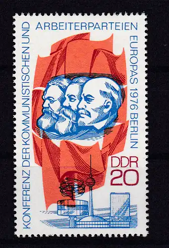 Konferenz der Kommunistischen und Arbeiterparteien Europas Berlin 1976, **