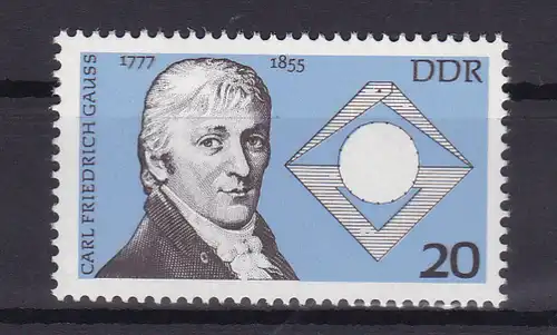 200. Geburtstag von Carl Friedrich Gauß, **