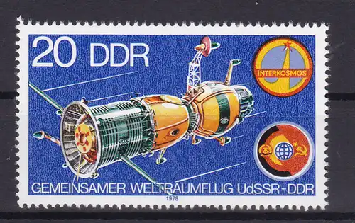 Gemeinsamer Weltraumflug UdSSR-DDR, **