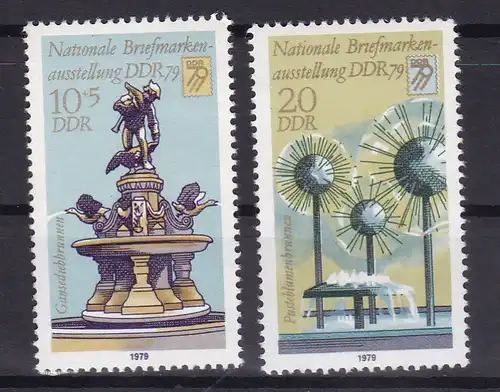 Nationale Briefmarkenausstellung DDR '79, **