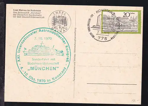 MS "München" vor der Insel Mainau