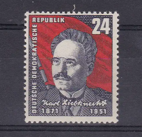 80. Geburtstag von Karl Liebknecht, **