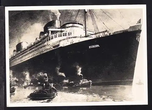 Dampfer "Europa", Repro