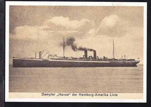 Dampfer "Hansa", Repro