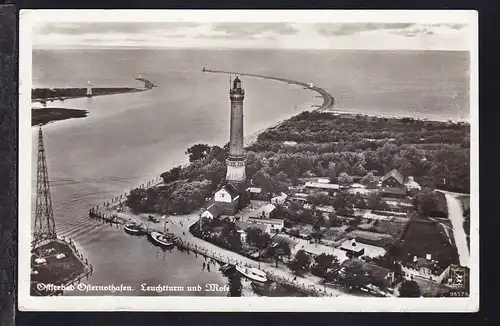 Ostseebad Osternothafen Mole und Leuchtturm