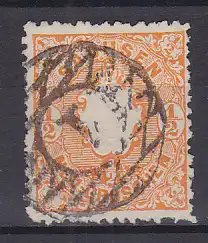 Wappen ½  Ngr. mit Nummernstempel 1 (= Dresden)