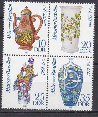 Meissener Porzellan (II), Viererblock **