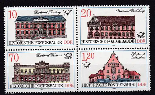 Historische Postgebäude, Viererblock **