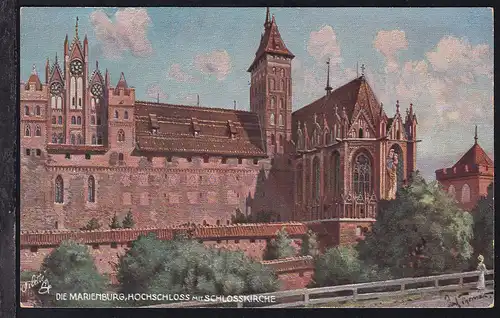 Marienburg Hochschloss mit Schlosskirche