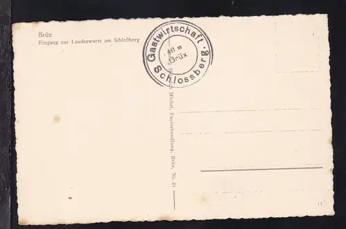 Brüx Eingang zur Landeswarte am Schloßberg
