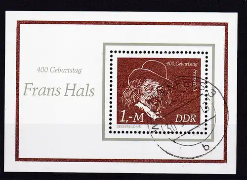 400. Geburtstag von Frans Hals Block