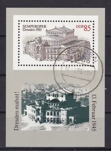 Wiedereröffnung der Semperoper Block