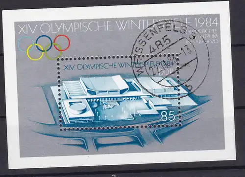 Olympische Winterspiele Sarajevo 1984 Block 